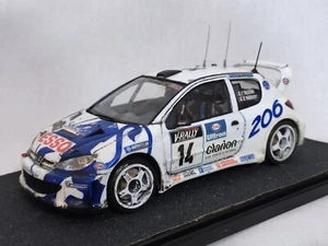 TAMIYA 1/24 PEUGEOT 206 WRC #14 DELECOUR TOUR DE CORSE RALLY FRANCE 1999 - Foto 1 di 6