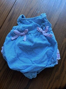 Mameluco de una pieza con volantes culillas bebé niña 3-6 meses - Imagen 1 de 3