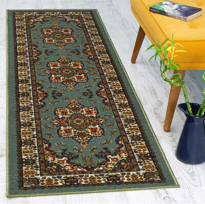 Alfombras Oriental Traditional Non-Skid Low Profile Pile Rubber Backing Area Rug • 39.99$