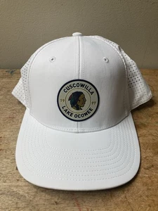 Cuscowilla On Lake Oconee Adjustable Golf Hat American Needle Cap White EUC - Picture 1 of 6