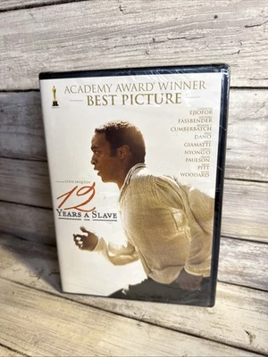 New! 12 Years a Slave (DVD, 2013) Sealed Oscar Winner Best Picture Ships FREE - Image 1 of 4