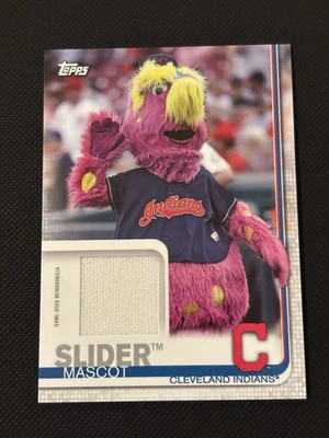 2019 Topps Opening Day Slider the Mascot Relic #MR-SL Cleveland - Image 1 of 3