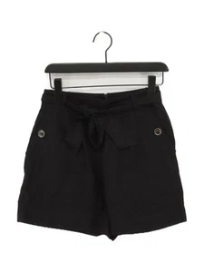 Karen Millen Women's Shorts UK 8 Black Linen with Viscose Mom - Picture 1 of 5