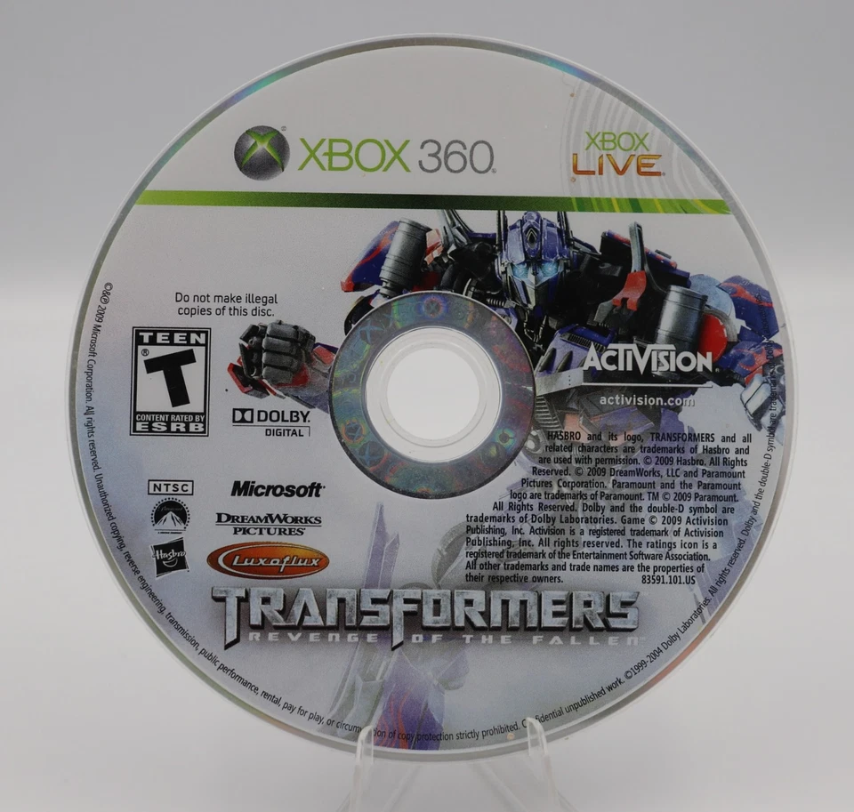 Transformers: Revenge of the Fallen Microsoft Xbox 360 (Disc Only) NO US TARIFFS - Image 1 of 3