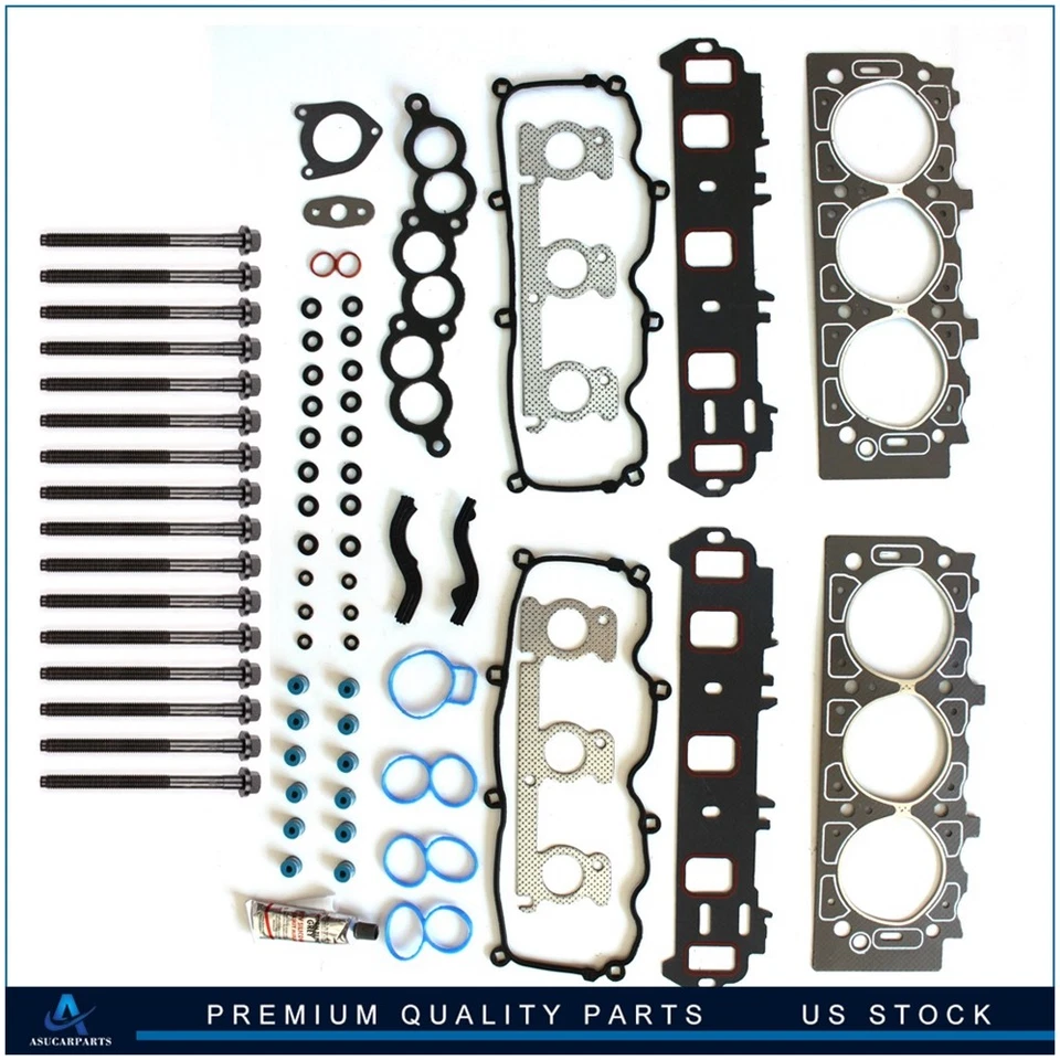 Fits 2001-2007 Ford Taurus Mercury Sable 3.0L OHV Head Gasket Set Head Bolts - Imagem 1 de 4