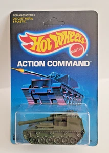 Hot Wheels 1986 Action Command # 2518  Shell Shocker Olive Green Unpunched Card - Picture 1 of 4