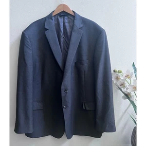 Jos. A. Bank Men's 2-PIECE SUIT Blazer Jacket 56L Pant W52xL31 Gray 100% Wool - Picture 1 of 7