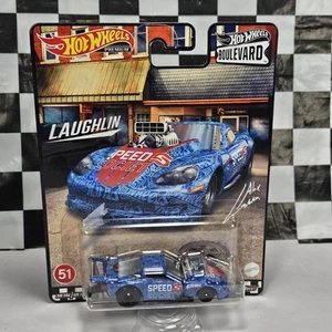 Corvette Z06 Drag Racer Laughlin Hot Wheels Premium 2022 Boulevard #51 azul '12 - Imagen 1 de 9