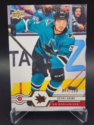 2019-20 Upper Deck #414 Kevin Labanc UD Exclusives /100 - Image 1 of 2