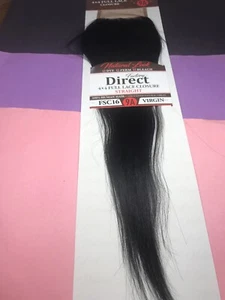Harlem_125_Cabello humano 9A directo de fábrica_4"X4"_cierre_RECTO_16"_#Virgen - Imagen 1 de 3