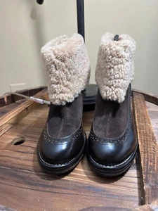 Botas de cuero para mujer Carlo Pazolini marrones con piel sintética bronceada talla 39 ligeramente desgastadas - Imagen 1 de 11