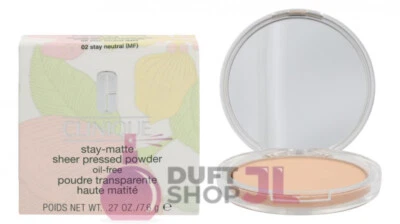 Clinique Stay-Matte Sheer Pressed Powder 7,6 g ( 02 Stay Neutral ) - Bild 1 von 2