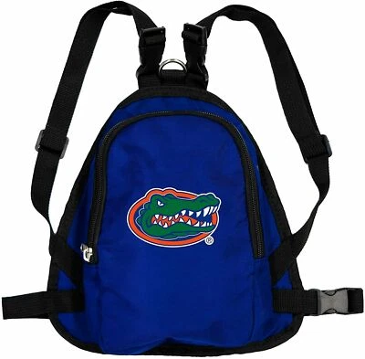 FLORIDA GATORS DOG CAT MINI BACKPACK HARNESS w/LEASH SMALL - Image 1 of 4