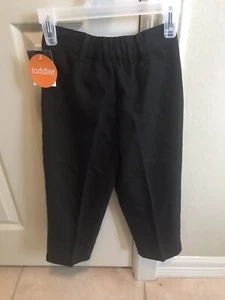 Van Heusen 5T Black Slacks - New With Tags - Picture 1 of 4