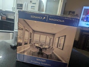 Sonance MAG6R Mag Series 6-1/2" 2-Way In-Ceiling Speakers (Pair) Open Box - Picture 1 of 5