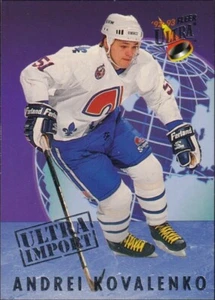 1992-93 Fleer Ultra Ultra Imports #9 - Andrei Kovalenko - Picture 1 of 2