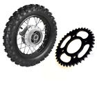 2.50-10 Rear Back Drum Brake Wheel Rim Tyre Sprocket For Lifan 50Cc Dirt Bike Au