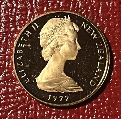 Nueva Zelanda 1972 PRUEBA 2 centavos. KM# 32.1 Foto 1 de 2