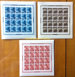 EBS Croacia NDH 1944 3er Aniversario de la Independencia Mi. JUEGO DE HOJAS 158-160 COMO NUEVAS - Imagen 1 de 7
