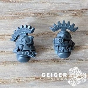 Warhammer 40K AdMech | Skitarii Vanguard Ranger | Alpha Heads 2pc Set - Picture 1 of 1