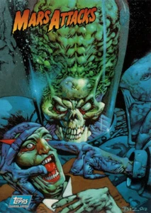 1994 Topps Mars Attacks Promo #P2 - Martian Poking Eye - Picture 1 of 2