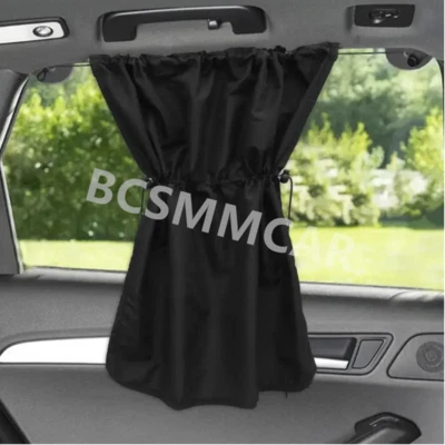 Summer Car Auto Side Window Baby Sun Shade Shield Cover Curtain Visor 2Pcs - Image 1 of 4