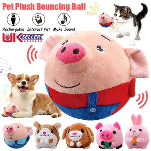 Puppy Dog Balls Bouncing Jump Talking Ball Toy Electronic Interactive Plush Ball - Picture 1 of 30