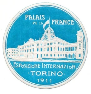 ERINNOFILO BRIEFÖFFNER INTERNATIONALE AUSSTELLUNG TURIN 1911 PALAIS FRANCE - Bild 1 von 1