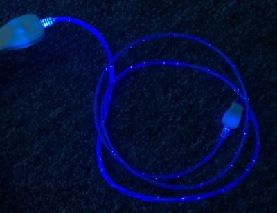 FLOW LED Light-up Micro USB Charger Data Cable for Samsung Galaxy S6+ S7 Note 4 - Image 1 of 4