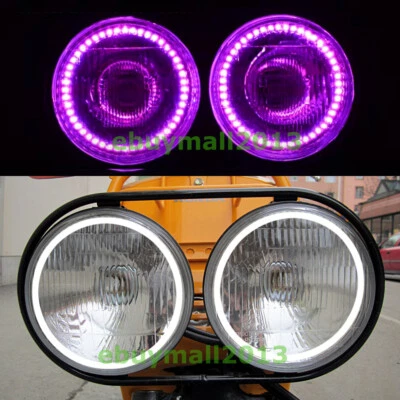 BT Control RGB LED Halo Ring for Honda Ruckus 2003-2020 Headlight Angel Eyes DRL - Image 1 of 4