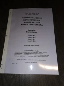 FENDT 800 Favorit 816 818 822 824 GETRIEBE REPARATURHANDBUCH WERKSTATTHANDBUCH - Bild 1 von 6