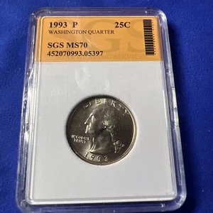 1993 proof washington quarter PR70 - Picture 1 of 4