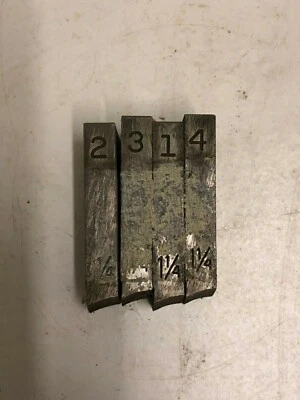 Toledo 124 M2 1 1/4 Pipe Dies - Image 1 of 3