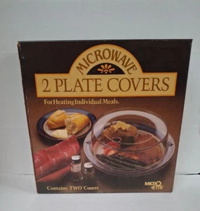 Microwave Plate Covers (2) Made in USA / Micro-ette #482 - Picture 1 of 4
