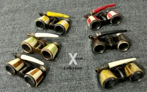 Lot of 6 Antique Brass Opera Glasses, Beautiful Colors, Latest Design Binoculars - Picture 1 of 2