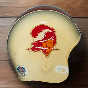 Vintage 1970s Tampa Bay Buccaneers Coin Bank Bucco Bruce Logo Plastic NFL - Picture 1 of 7