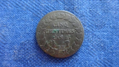 5 centimes DUPRE an 8 BB - Photo 1/3