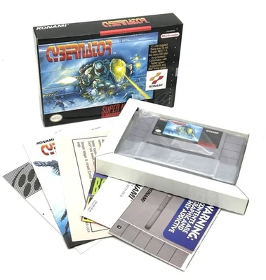 Super Nintendo SNES - Cybernator - NTSC - MINT CONDITION - USA CIB - Image 1 of 4