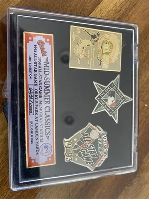 BALTIMORE ORIOLES MID-SUMMER CLASSICS ALL-STAR Pin Set Limited Edition 1958 1993 - Image 1 of 3