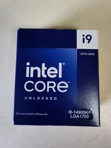 New Sealed Intel Core i9-14900KF Unlocked Desktop Processor - Photo 1/3