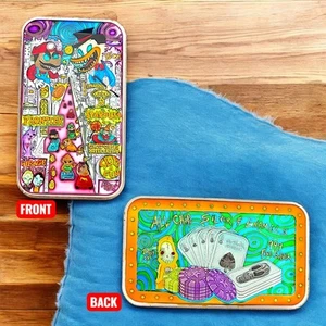 All-Chips Gus Fink Vegas Freak Show 1 oz Eye Coindy personalizado esmaltado plata .999 - Imagen 1 de 7