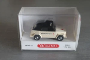 Wiking VW 181 Kübelwagen weiß " Deutsches Rotes Kreuz " OVP - Imagen 1 de 1
