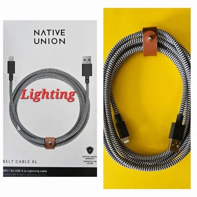 Native Union BELT CABLE XL  10 foot  10 ft iphone For IPHONE  - Image 1 of 3