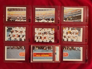 ⚾1977 Topps Cloth Stickers NL PUZZLE Complete Set i7 7 EX-EXMT / 1 NM+ / 1 PSA 6 - Picture 1 of 8