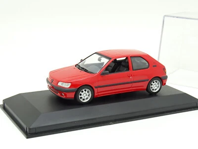 MINICHAMPS B 1/43 - Peugeot 306 XS 3 Porte Rosso 1995 - Immagine 1 di 2