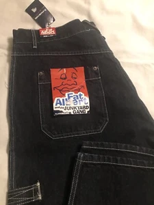 Vintage Platinum FUBU Fat Albert Junkyard Gang 90’s Original Jeans W38xL34 - Picture 1 of 7