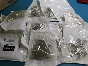10pcs Deltron 4mm Test Lead Alligator Clip Farnell Stock - Picture 1 of 6