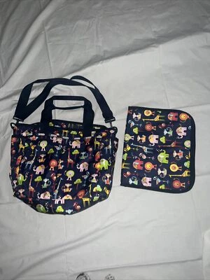 Детская сумка-тоут LeSportsac Ryan для подгузников с подходящим пеленальным ковриком б/у в отличном состоянии - Изображение 1 из 4