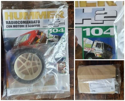 Fascicolo HUMMER H2 1:8 modello radiocomandato  HOBBY&WORK n104 auto fuoristrada - Immagine 1 di 4