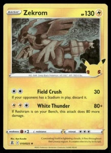 Pokemon Tcg NM Zekrom #10 Celebrations - Picture 1 of 2